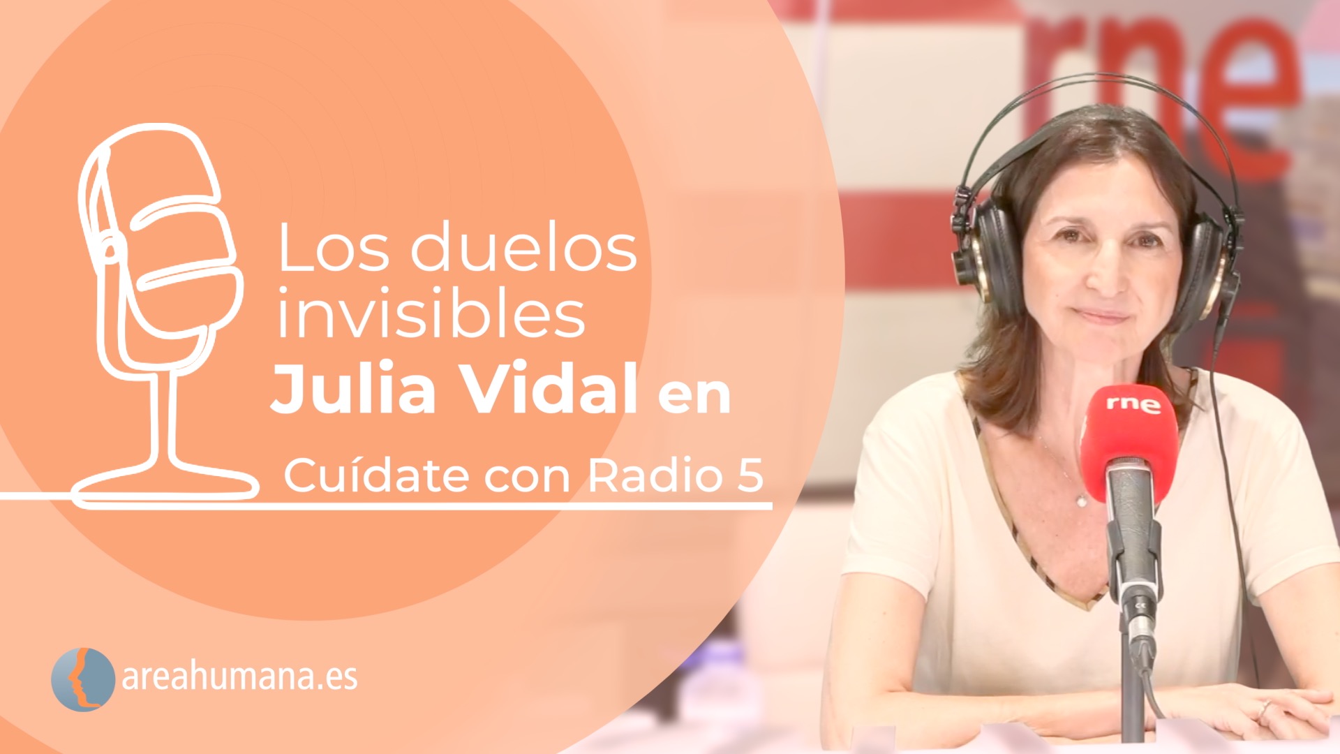Julia Vidal en RNE en el programa Cuídate con Radio 5 dedicado a los duelos invisibles